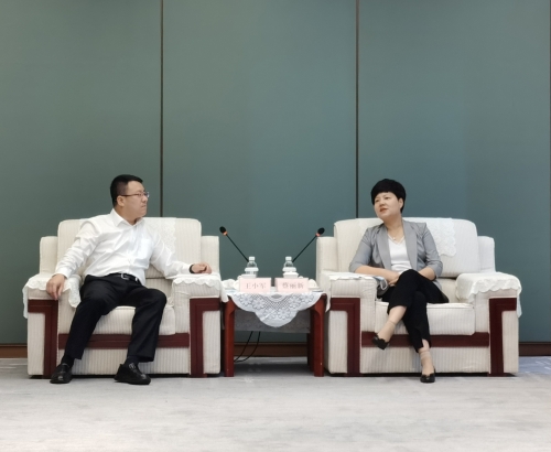 王小軍拜會廣西壯族自治區(qū)黨委常委、常務(wù)副主席蔡麗新