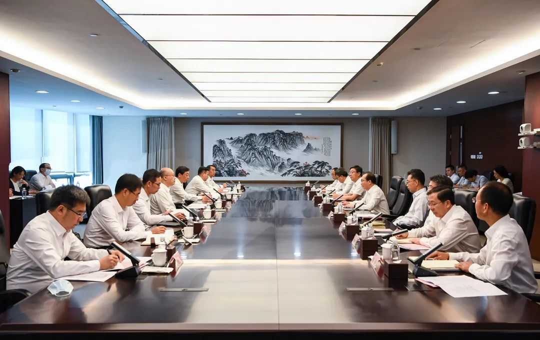 華電集團(tuán)黨組書記、董事長江毅與河北省委副書記、省長王正譜舉行會談