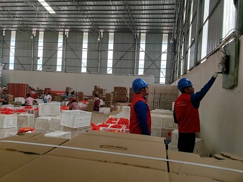 國網(wǎng)會理市供電公司:石榴分揀銷售忙 供電服務(wù)來保障