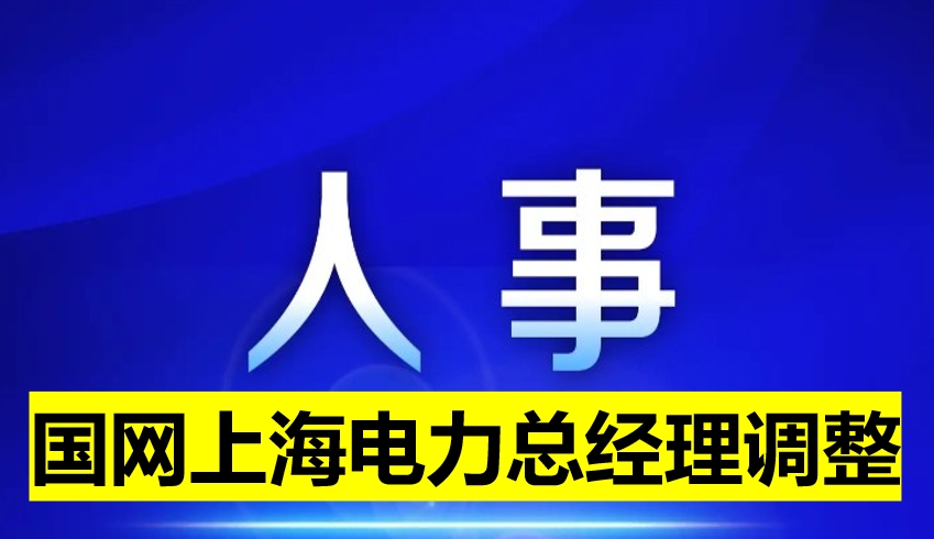 國(guó)網(wǎng)上海電力總經(jīng)理調(diào)整