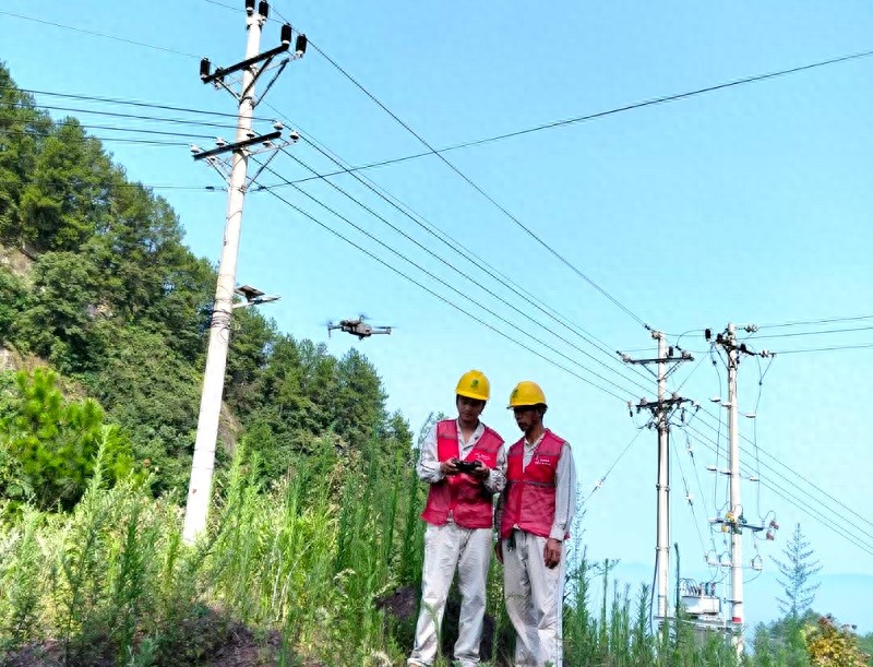 國網(wǎng)豐都供電公司無人機(jī)巡檢防山火于未“燃”